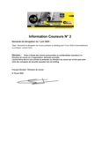 Information aux coureurs n&deg;2