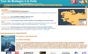Le Tour de Bretagne � la Voile avec Ouest-France 2003
